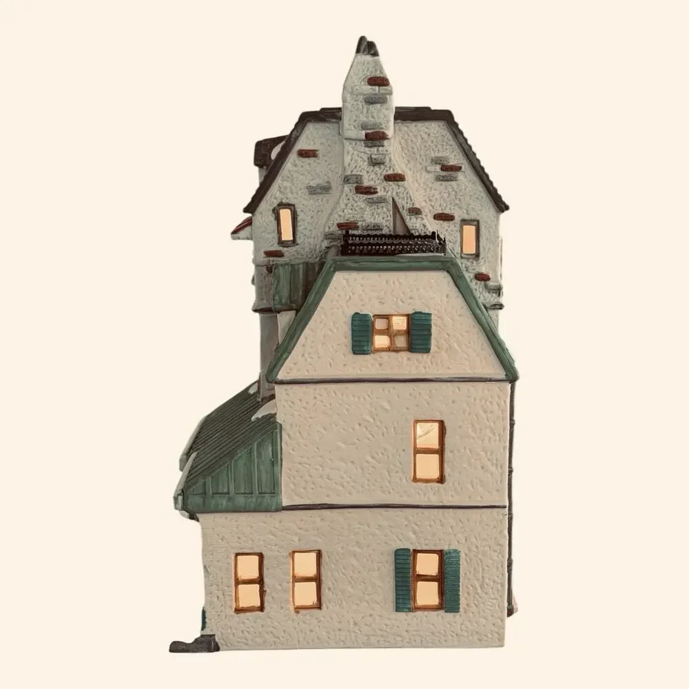 Vintage 1988 Dept 56 Chocolate Shoppe Brown/Book Store Christmas In City